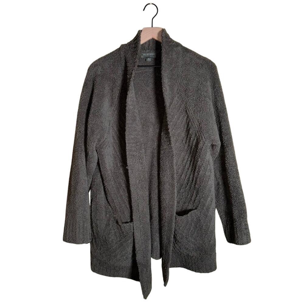 BAREFOOT DREAMS CozyChic open front fleece oversized sage cardigan XL